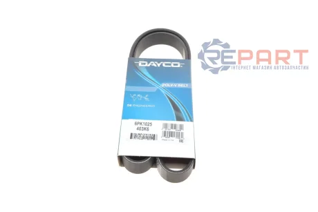 Поліклиновий ремінь (6PK1020) DAYCO 6PK1025
