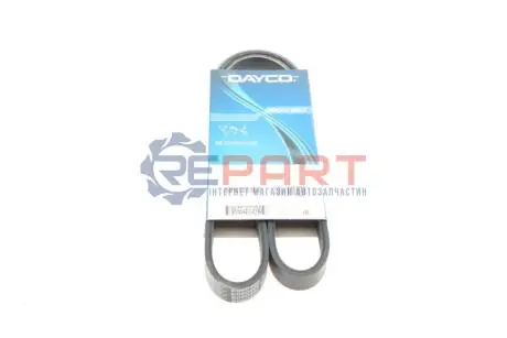 Фото 1 — Ремінь генератора Ford C-Max II/Focus III/Fiesta VI/Mondeo IV 1.2-1.6LPG 07- DAYCO (6PK1033EE) Фото Ремінь генератора Ford C-Max II/Focus III/Fiesta VI/Mondeo IV 1.2-1.6LPG 07- DAYCO (6PK1033EE) зображення 1