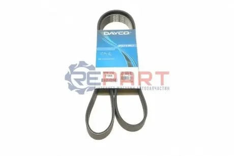 Ремінь генератора Fiat Doblo 1.3D Multijet/1.3JTD/Ford Focus 1.8/2.0 04- DAYCO 6PK1310 Купити в Україні