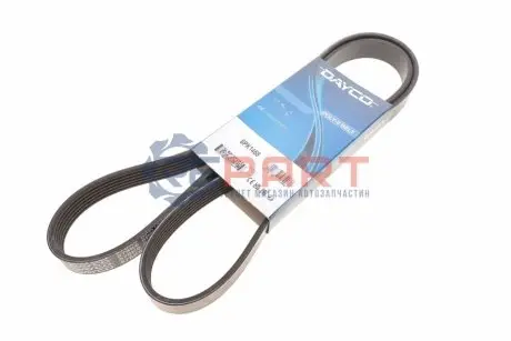 Фото 1 — Ремень генератора поликлиновый DAYCO (6PK1468) Фото Ремень генератора поликлиновый DAYCO (6PK1468) изображение 1