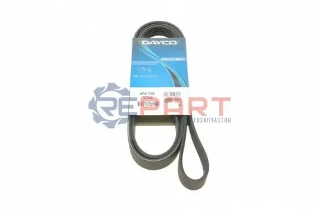 Ремінь генератора Opel Combo 1.2/1.4i DAYCO 6PK1795 Купити в Україні