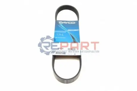 Поліклиновий ремінь CITROEN BERLINGO, C2, C2 ENTERPRISE, C3 I, C3 II, C3 PLURIEL, C4, C4 I, C-ELYSEE, JUMPER I, JUMPY I, XSARA, ZX FIAT DUCATO, SCUDO PEUGEOT 1007, 206 1.0-1.9D 03.88 DAYCO 6PK730 Купити в Україні