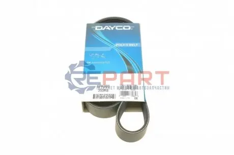 Поліклиновий ремінь AUDI A3 RENAULT CLIO I, CLIO II, KANGOO, KANGOO EXPRESS, RAPID, THALIA I SEAT ALTEA, ALTEA XL, LEON, TOLEDO III SKODA OCTAVIA II VW CADDY III, EOS 1.6-2.0CNG 01.91 DAYCO 6PK900 Купити в Україні