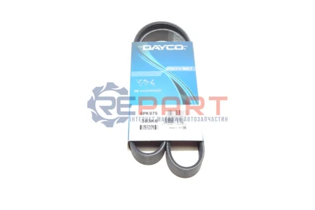 Ремінь генератора Peugeot Partner 1.6 HDI 08- DAYCO 6PK975 Купити в Україні