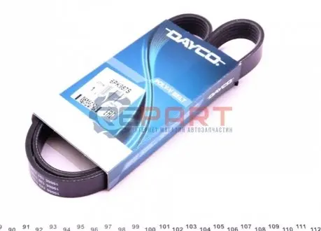Ремінь генератора BMW 1 (F20/F21)/3 (F30/F80) 1.6i 11-/Honda Civic VII/FR-V 1.7i 01- (6PK986) DAYCO 6PK987S Купити в Україні