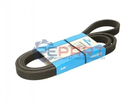 Фото 1 — Ремінь генератора Volvo S70 2.0T/2.4D 97-02/C70 97-02(1852mm) DAYCO (6PKK1853) Фото Ремінь генератора Volvo S70 2.0T/2.4D 97-02/C70 97-02(1852mm) DAYCO (6PKK1853) зображення 1