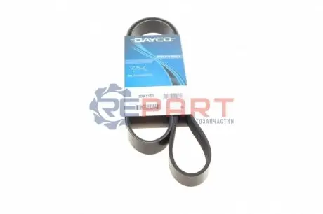 Фото 1 — Ремінь генератора Renault Master/Opel Movano 2.5 dCi 03- (-AC) DAYCO (7PK1153) Фото Ремінь генератора Renault Master/Opel Movano 2.5 dCi 03- (-AC) DAYCO (7PK1153) зображення 1