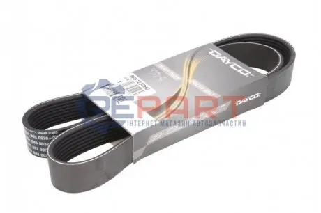 Фото Ремінь генератора Iveco Eurocargo/Kamaz 5308 3.9-6.7 00- DAYCO (8PK1230HD) зображення 1