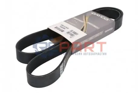 Поліклиновий ремінь (8PK1475) VOLVO B9 FIAT M FORD 8000, TM NEW HOLLAND 800, 8000, M, TM 675TA/HA-D9B380 DAYCO 8PK1475HD