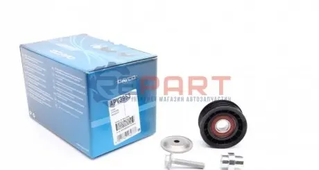 Фото 1 — Ролик генератора Citroen Jumper 2.2HDi (+AC) (паразитний) (65x22.5х8) DAYCO (APV3953) Фото Ролик генератора Citroen Jumper 2.2HDi (+AC) (паразитний) (65x22.5х8) DAYCO (APV3953) зображення 1