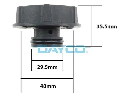 Кришка бачка розширювального Ford Transit 06 DAYCO DRC045 Купити в Україні