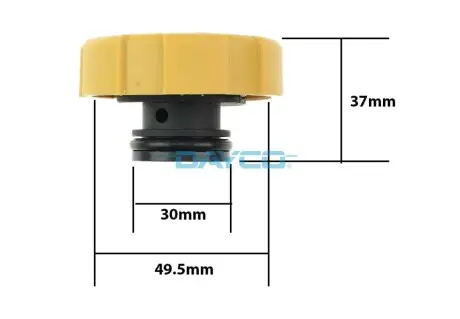 Кришка бачка розширювального Opel Astra/Vectra/Zafira 04-15 (1.2bar) DAYCO DRC048 Купити в Україні