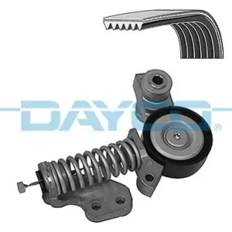 Комплект поліклинового ременя (із натягувачем) VOLVO S60 II, S60 III, S80 II, S90 II, V40, V60 I, V60 II, V70 III, V90 II, XC40, XC60 I, XC60 II, XC70 II, XC90 II 1.5/2.0/2.0D 09.13 DAYCO KPV1061 Купити в Україні