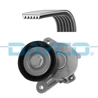Комплект поліклинового ременя (із натягувачем) AUDI A3, Q2, Q3 SEAT ALHAMBRA, ARONA, ATECA, IBIZA V, LEON, LEON SC, LEON ST, TARRACO SKODA KAMIQ, KAROQ, OCTAVIA III, SCALA 1.6D/2.0D 05.11 DAYCO KPV1115
