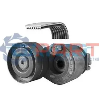 Комплект поликлинових ременів (з роликами) RENAULT GRAND SCENIC II, GRAND SCENIC III, MEGANE, MEGANE II, MEGANE III, SCENIC II, SCENIC III 1.9D/2.0 11.02 DAYCO KPV150