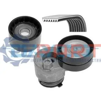 Комплект поликлинових ременів (з роликами) RENAULT DUSTER, KAPTUR, LAGUNA, LAGUNA II, LAGUNA III, VEL SATIS 1.9D/2.0 03.01 DAYCO KPV174