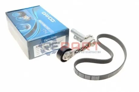 Комплект ременя генератора Citroen Berlingo 1.6VTi 09- (6PK905S+APV2465) DAYCO KPV222 Купити в Україні