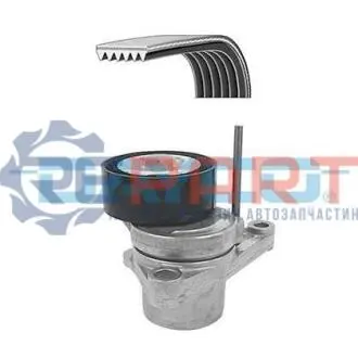 Комплект поликлинових ременів (з роликами) CITROEN C2, C2 ENTERPRISE, C3 I, C3 II, C3 PLURIEL, C4, C4 I, C4 PICASSO I PEUGEOT 1007, 207, 307 1.1-2.0 08.00 DAYCO KPV225