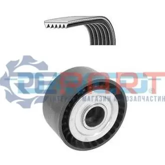 Комплект поликлинових ременів (з роликами) CITROEN C2, C2 ENTERPRISE, C3 I, C3 PLURIEL, C4, C4 GRAND PICASSO I, C4 I, C4 PICASSO I PEUGEOT 1007, 206, 207, 307 1.4D/1.6D 02.02 DAYCO KPV231