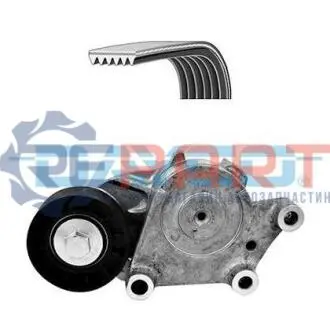 Комплект поликлинових ременів (з роликами) CITROEN BERLINGO, C4 GRAND PICASSO I, C4 PICASSO I 1.6D 10.06 DAYCO KPV239