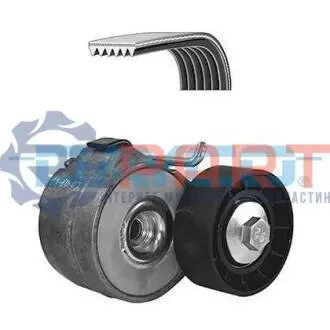 Комплект ременя генератора Fiat Punto 1.3D 03-12/Panda 04-/Ford KA 1.3TDCi 08-16 DAYCO KPV276 Купити в Україні