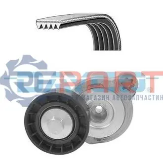 Комплект ременя генератора Volvo S40/S60/S80/V40/V60/V70/XC60/XC70 1.9/2.0/2.4D 00- (5PK1121K) DAYCO KPV279 Купити в Україні