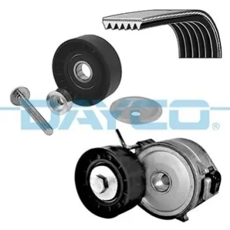 Комплект поликлинових ременів (з роликами) VOLVO S80 II, V70 III FORD MONDEO IV 2.0D 03.07-12.15 DAYCO KPV397