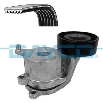 Комплект поликлинових ременів (з роликами) CITROEN C1 II PEUGEOT 108 TOYOTA AYGO, YARIS 1.0 12.10 DAYCO KPV399