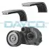 Комплект ременя генератора Chevrolet Aveo/Cruze/Opel Astra J/Insignia A 1.6/1.8 08- (6PK1555/4PK643SF) DAYCO KPV502