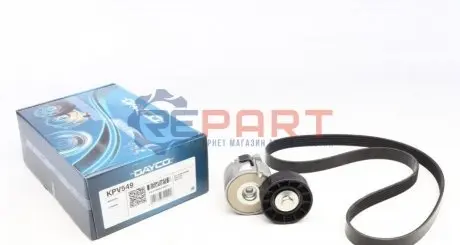 Комплект поликлинових ременів (з роликами) CITROEN JUMPER III PEUGEOT BOXER 3.0D 04.06 DAYCO KPV549 Купити в Україні