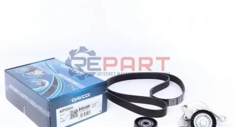 Фото 1 — Комплект ременя генератора Opel Movano/Renault Master 2.3D 10- DAYCO (KPV554) Фото Комплект ременя генератора Opel Movano/Renault Master 2.3D 10- DAYCO (KPV554) зображення 1