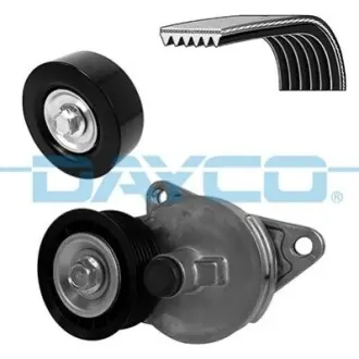 Комплект поликлинових ременів (з роликами) FORD FOCUS I, TOURNEO CONNECT, TRANSIT CONNECT 1.8/1.8LPG/2.0 03.02-12.13 DAYCO KPV555
