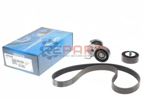 Комплект ременя генератора BMW 3 (E90/E91/E92/E93) 06-13 DAYCO KPV568 Купити в Україні