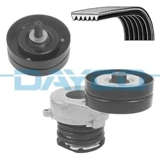 Комплект поликлинових ременів (з роликами) OPEL ASTRA H, ASTRA H CLASSIC, ASTRA H GTC, ZAFIRA B 1.7D 02.07 DAYCO KPV698