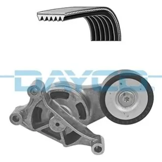 Комплект поликлинових ременів (з роликами) AUDI A3, TT SEAT ALTEA, ALTEA XL, LEON, TOLEDO III SKODA OCTAVIA II VW GOLF V, GOLF VI, PASSAT B6, POLO V, SCIROCCO III 2.0 09.04-11.17 DAYCO KPV891 Купити в Україні