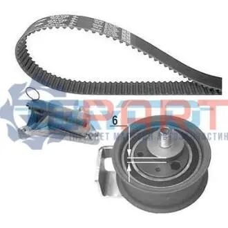 Фото Комплект ГРМ Audi A4/A6/VW Passat1.8/1.8T 94-05 (25x153z) DAYCO (KTB463) зображення 1