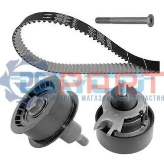 Комплект ГРМ (ремінь + ролик) AUDI A2 SEAT ALTEA, ALTEA XL, AROSA, CORDOBA, IBIZA II, IBIZA III, IBIZA IV, IBIZA IV SC, IBIZA IV ST, INCA, LEON, TOLEDO II, TOLEDO III 1.4/1.4LPG/1.6 04.96-05.15 DAYCO KTB617
