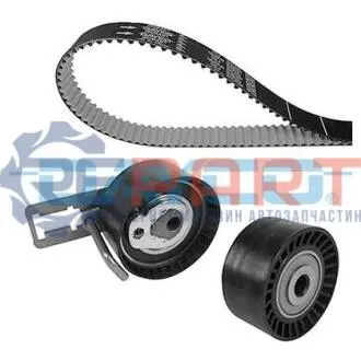 Комплект ГРМ (ремінь + ролик) VOLVO V40 FORD B-MAX, ECOSPORT, FIESTA VI, FOCUS III, KA+ III, MONDEO V, TOURNEO COURIER B460, TRANSIT COURIER B460 1.4D/1.5D/1.6D 06.08 DAYCO KTB733