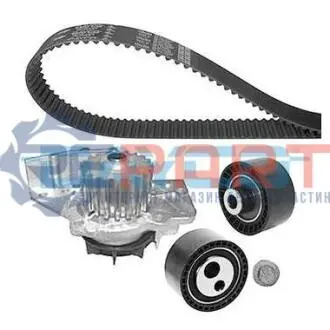 Фото Комплект ГРМ + помпа Citroen Berlingo/Jumpy/Peugeot/Expert/Partner/Expert 2.0HDI 98-11(25.4x141z) DAYCO (KTBWP1970) зображення 1