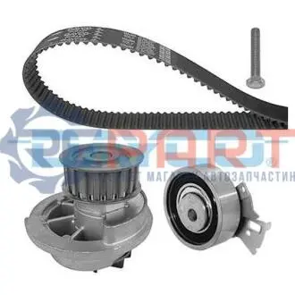 Фото Комплект ГРМ + помпа Opel Astra G 1.6 98-05/Combo 1.6 01-/Meriva 1.6 03-10 (17x111z) DAYCO (KTBWP2216) зображення 1