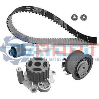 Фото 1 — Комплект ГРМ + помпа Seat Ibiza 1.9 TDI/VW Polo 1.4/1.9 TDI 01-09 DAYCO (KTBWP2960) Фото Комплект ГРМ + помпа Seat Ibiza 1.9 TDI/VW Polo 1.4/1.9 TDI 01-09 DAYCO (KTBWP2960) зображення 1