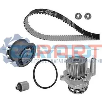 Комплект ГРМ + помпа VW Caddy/VW T5 03- (120x30) DAYCO KTBWP2964 Купити в Україні