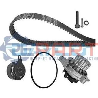 Фото 1 — Комплект ГРМ + помпа VW LT 96-06/VW T4 2.5TDI 91-03/Audi A6 2.5TDI 94-97 (26.5x122z) DAYCO (KTBWP3430) Фото Комплект ГРМ + помпа VW LT 96-06/VW T4 2.5TDI 91-03/Audi A6 2.5TDI 94-97 (26.5x122z) DAYCO (KTBWP3430) зображення 1