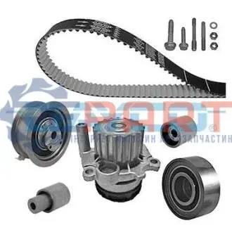 Фото Комплект ГРМ + помпа Audi A3/Skoda Octavia/VW Caddy II/Golf/Polo 1.9TDi 95-10 (25x141z) DAYCO (KTBWP3600) зображення 1