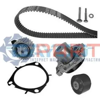 Комплект ГРМ (ремінь + ролик + водяний насос) ALFA ROMEO 147, 156, GT FIAT DUCATO, FREEMONT, STILO 1.9D/2.0D 11.02 DAYCO KTBWP4570