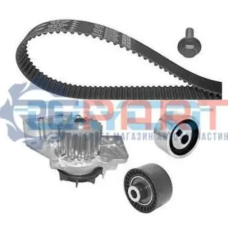 Фото Комплект ГРМ + помпа Citroen Berlingo/Jumpy/Peugeot/Expert/Partner/Expert 2.0HDI 98-11(25.4x141z) DAYCO (KTBWP5340) зображення 1