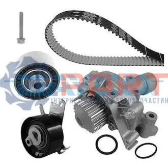 Комплект ГРМ (ремінь + ролик + водяний насос) CITROEN C4, C4 GRAND PICASSO I, C4 I, C4 PICASSO I, C5 II, C5 III, C8, JUMPY II PEUGEOT 307, 308, 308 I, 407, 807, EXPERT 1.8-2.0ALK 06.04 DAYCO KTBWP5910 Купити в Україні