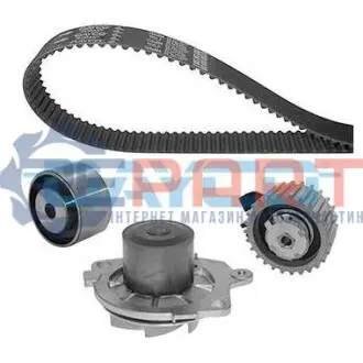 Комплект ГРМ (ремінь + ролик + водяний насос) FIAT BRAVA, BRAVO I, DOBLO, MAREA, PALIO, PUNTO, STRADA JEEP RENEGADE LANCIA KAPPA SAAB 9-3 1.9D/2.0D/2.4D 08.94 DAYCO KTBWP7770