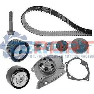 Комплект ГРМ (ремінь + ролик + водяний насос) OPEL VIVARO A RENAULT AVANTIME, CLIO III, DUSTER, ESPACE IV, GRAND SCENIC II, KAPTUR, LAGUNA, LAGUNA II, LAGUNA III, MEGANE 1.8/1.9D/2.0 03.01 DAYCO KTBWP8990 Купити в Україні