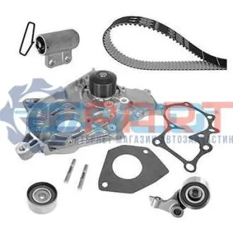 Комплект ГРМ (ремінь + ролик + водяний насос) TOYOTA AVENSIS, AVENSIS VERSO, COROLLA, COROLLA VERSO, PREVIA II, RAV 4 II 2.0D 09.97-03.09 DAYCO KTBWP9650
